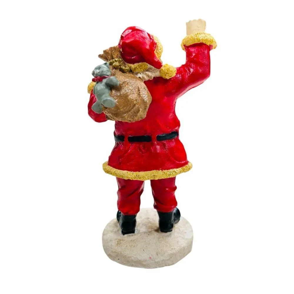 Vintage Santa Jolly Old Saint Nick Ornament Figurine Christmas